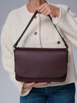 Сумка на плечо Deboro 30512 зимняя вишня