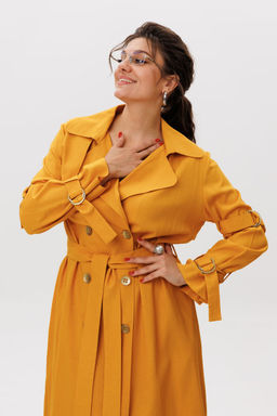 Платье ANELLI 1577 янтарный мёд