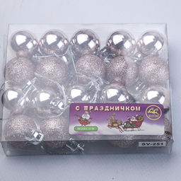 Миниатюрные Шары НГ роз. 2024 - Family фото 2