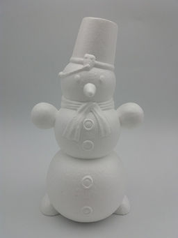 Love2art DPZ-R Заготовки для декора № 004 пенополистирол 16 х 12.5 х 28 см Снеговик