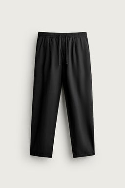 PANTAL?N RELAXED FIT 100% LYOCELL / Negro - Zara фото 7