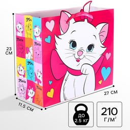 Пакет подарочный ламинированный «Кошечка», 23×27×11.5 см