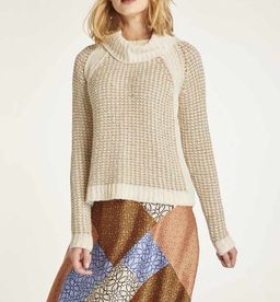 Пуловер, экрю