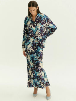 Юбка а-силуэта из 100% вискозы, S968/graphica - Emka фото 5