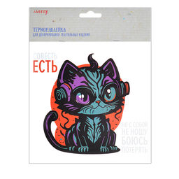 Термонаклейка для декорирования текстильных изделий "Comix" 16x14,3 см, в пластиковом пакете с подвесом