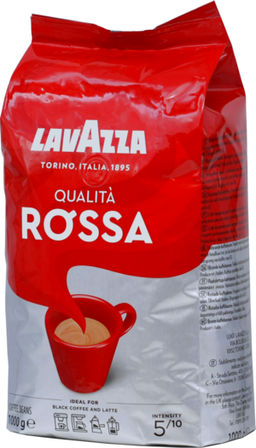LAVAZZA. Rossa (зерновой) 1 кг. мягкая упаковка (Уцененная)