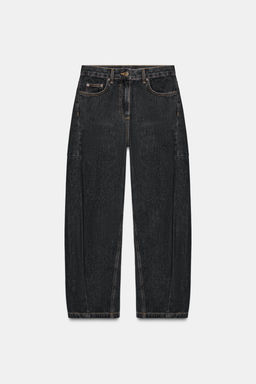 JEANS ZW COLLECTION ANKLE BALLOON TIRO MEDIO / Azul - Zara фото 6