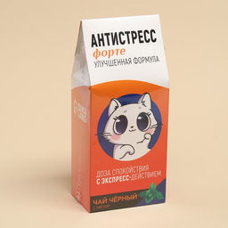 Чай чёрный Антистресс, со вкусом мяты, 100 г. - Фабрика счастья фото 6
