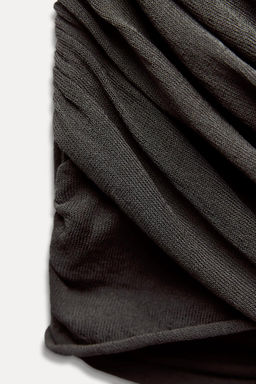 DRAPED KNIT MIDI TOP - Zara фото 8