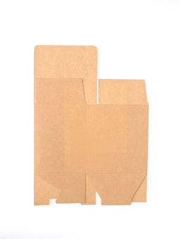 Цена за 5 шт. Коробка складная крафт, упаковка, 14.6×12.1×16.2 см