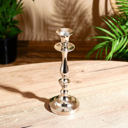 Подсвечник металл на 1 свечу «Классика», 8×8×22 см