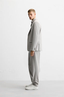 TEXTURED SUIT TROUSERS - Zara фото 4