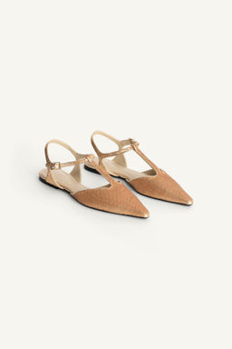 ZAPATO PLANO LENTEJUELAS LIMITED EDITION / Oro - Zara фото 4