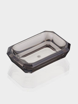 Набор для ванной «Кристалл», 4 предмета, дозатор, 2 стакана, мыльница