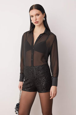 Siyah Extra/Super Mini Orme Payet Sort TPRAW26SR00006