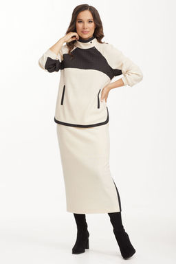 Костюм Magia mody 2499 молоко+ черный