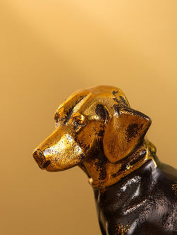 Сувенир интерьерный «Такса», 22×7×14 см, алюминий