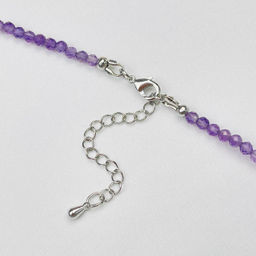 Колье из Аметиста и Жемчуга 42 см +