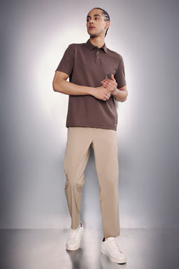 Standart Fit Polo Yaka Sporcu K_sa Kollu Ti__rt - Defacto фото 2