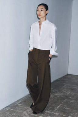 ZW COLLECTION HIGH-WAIST TROUSERS