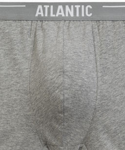 ATLANTIC 5SMH-004 Трусы шорты Solid - набор (5 шт.) морской + бирюзово-зеленый + черный + серый меланж + темно-голубой  фото 7