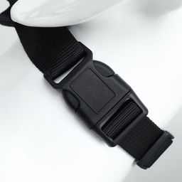 Недоуздок-намордник для собак строгий, размер XXL, ОM 28-38 см, ОШ 22-30 см, черный - Пижон фото 4