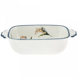 Ландыши Блюдо (шубница) фарфоровое 232х134х57мм, с ручками, с деколью, отводка, в индивидуальной коробке (Китай) - Домашняя Мода фото 8