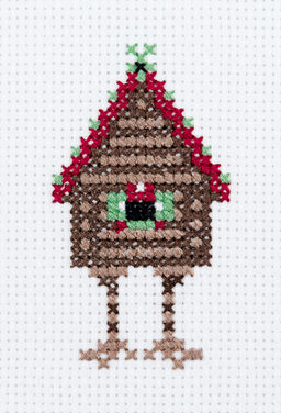 Klart набор для вышивания 12-061 Избушка 7.5 х 11 см