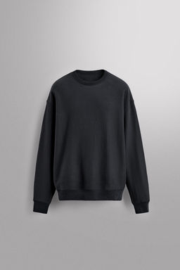 RELAXED FIT CREW NECK SWEATSHIRT - Zara фото 19