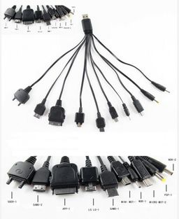 Универсальный кабель для зарядки от usb под известные бренды телефонов. 10 разъемов 903917 - Yiwu youda import & export co фото 2