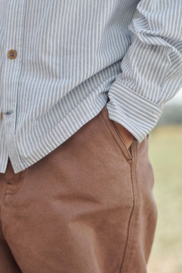 LIMITED EDITION STRIPED SHIRT WITH POCKET - Zara фото 4