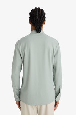 SLIM FIT Uzun Kollu G_mlek - Defacto фото 10