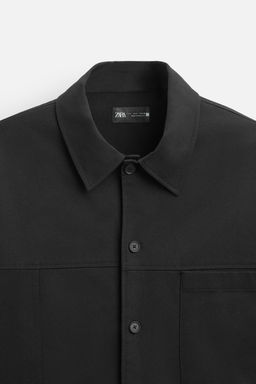 BOXY FIT OVERSHIRT WITH POCKET - Zara фото 8