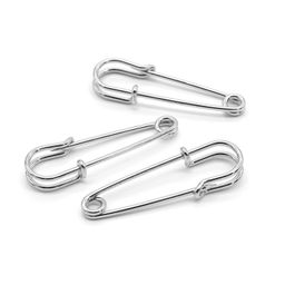 Основа для броши булавка серебристая 35*11мм