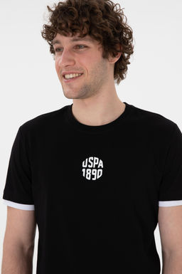 Erkek Regular Fit Bisiklet Yaka Siyah Ti__rt Sepette S_rpriz _ndirim - U.s. polo assn фото 2