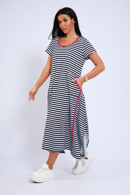 Платье оверсайз с карманами USHI