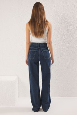 Mavi Nak?sl? Yuksek Bel Wide Leg Jeans TWOSS25JE00188 - Trendyolmilla фото 5