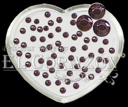 El Corazon Стразы стеклянные 100шт/108 SS6-светлый аметист