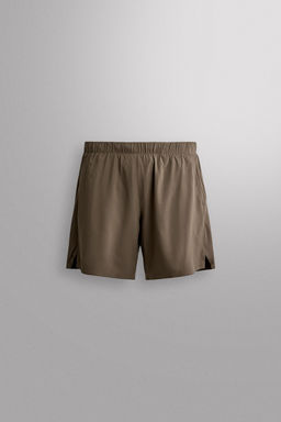 PANTALONES CORTOS ENTRENAMIENTO 9 / Marr?n oscuro - Zara фото 8