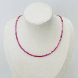 Колье из Рубина (градиент) 40 см +