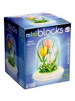 Конструктор «Mini Blocks. Тюльпаны», свет, 175 деталей