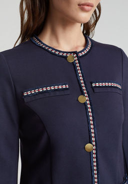 Жакет женский LZS-005422-DB, 
темно-синий - Steinberg фото 4