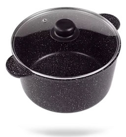 Кастрюля 4 литра, черная - Ярославна фото 3