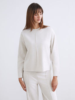 Bisiklet Yaka Kad?n Triko Kazak