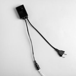 Световой шнур Luazon Lighting, 10 мм, IP65, 20 м, 24 LED/м, 220 В, 8 режимов, свечение жёлтое