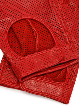 Перчатки женские б/п IS854 red - Eleganzza фото 2