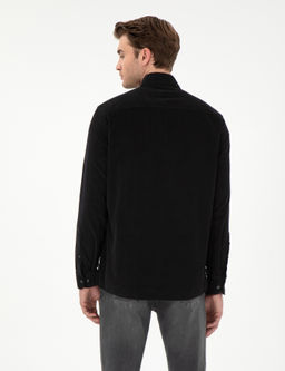 Siyah Regular Fit Uzun Kollu G_mlek - Pierre cardin фото 5