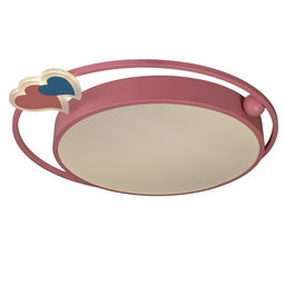 Люстра с ПДУ Ритмо LED 90 Вт 3000-6000К розовый 50?54?5.5 см BayerLux