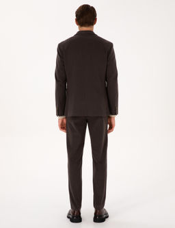 Kahverengi Slim Fit Flanel Dokulu Kuma_ Pantolon - Pierre cardin фото 10