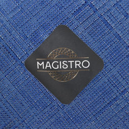 Тарелка Magistro Cross, d=21 см, стекло, синяя  фото 5